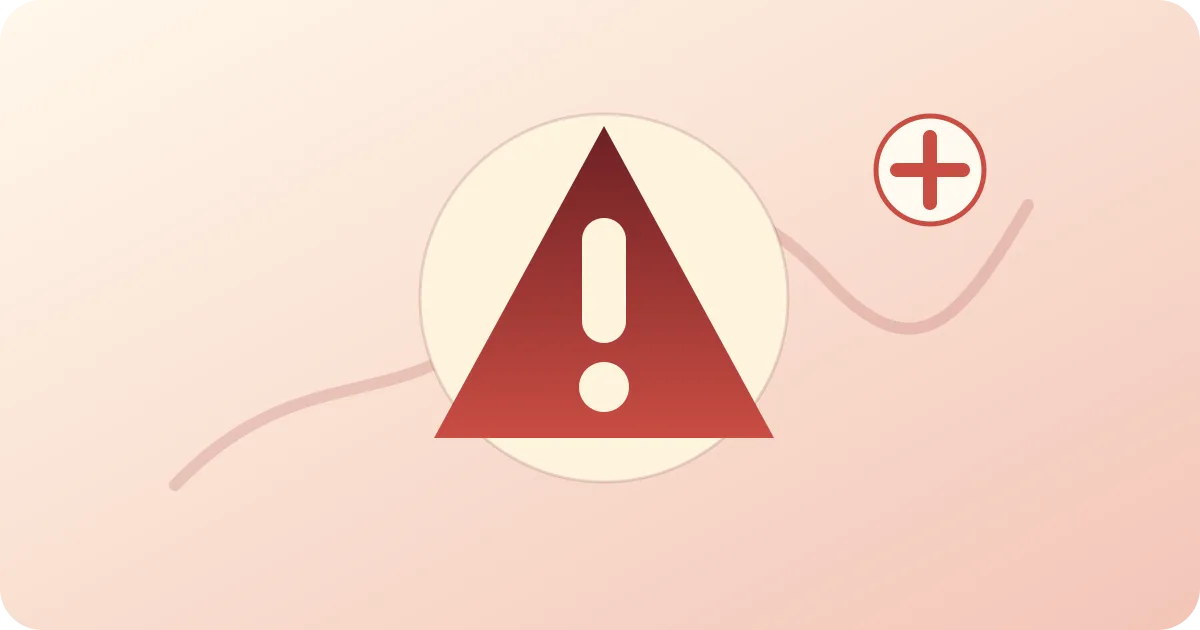 Emergency safety illustration with a medical cross, heartbeat line, and alert symbol
